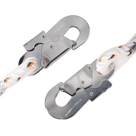 Канат спасательный КВТ КСЛ-10-2 с двумя карабинами (77524) купить в Нижневартовске