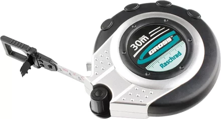 Рулетка геодезическая 10 м х 13 мм GROSS закр. корп. металл. лента нейлон двуст. шкала 31250 купить в Нижневартовске