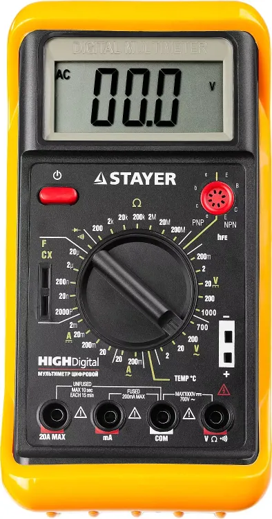 Мультиметр STAYER "EXPERT" HIGHDigital цифровой 45320-T купить в Нижневартовске