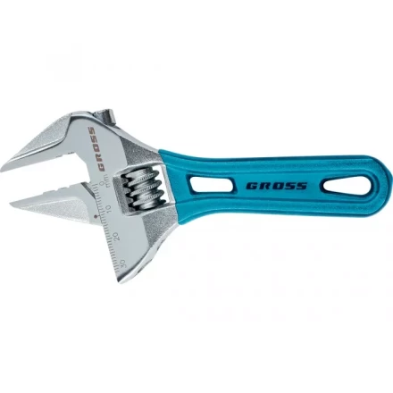 Ключ разводной, 250 мм,CrV, укороченная ручка  GROSS 15566 купить в Нижневартовске