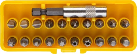 Набор STAYER Биты "MASTER" POCKET с адаптером в пластмассовом боксе, 21 предмет 2-26087-H21 купить в Нижневартовске