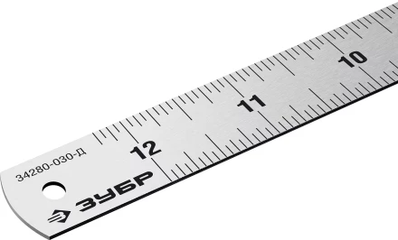 ЗУБР Про-30Д, длина 0.30 м, усиленная нержавеющая линейка, Профессионал (34280-030-Д) купить в Нижневартовске