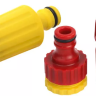 Набор GRINDA "CLASSIC Quick-Connection System" поливочный пластиковый: наконечник регулир,2 соединителя, адаптер внешний 8-427286_z01 купить в Нижневартовске