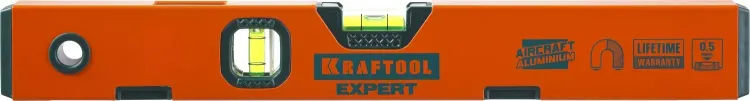 Уровень KRAFTOOL "PROKRAFT-M" коробч. магнит., 2 ампулы, 0,5 мм/м, 400мм 34712-040_z01 купить в Нижневартовске