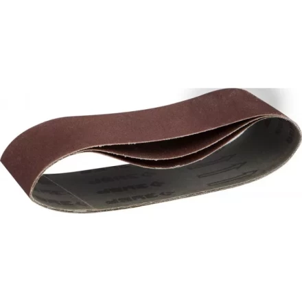 Лента шлифовальная бесконечная ЗУБР "МАСТЕР" на тканевой основе, для ЛШМ, P180, 75х533мм, 3шт 35542-180 купить в Нижневартовске