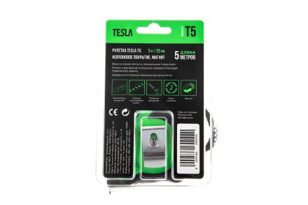 Рулетка TESLA 5м х 25мм (T-5) купить в Нижневартовске