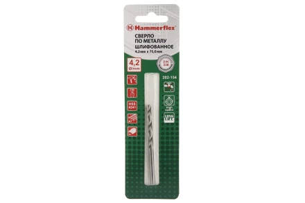 Сверло по металлу HAMMER 202-154 DR MT 4,2мм*75 купить в Нижневартовске