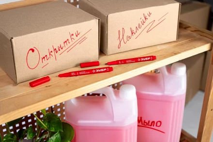 ЗУБР МП-50 красный, 0.5 мм перманентный маркер (06321-3) купить в Нижневартовске