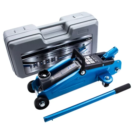 Домкрат гидравлический подкатной 2т высота подъема 140-340 мм в кейсе Stels 51128 купить в Нижневартовске