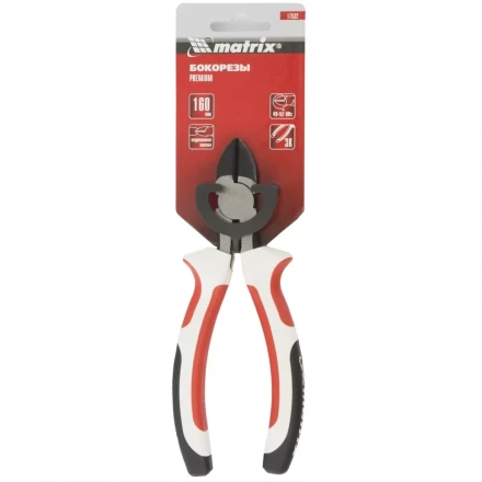 Бокорезы Premium 160 мм трехкомпонентные рукоятки MATRIX 17532 купить в Нижневартовске