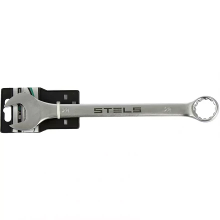 Ключ комбинированный 28 мм CrV матовый хром STELS 15229 купить в Нижневартовске