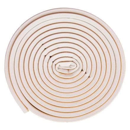 Уплотнитель резиновый, 24 м, профиль "D", белый Сибртех 88903 купить в Нижневартовске