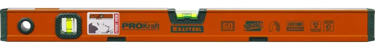 Уровень KRAFTOOL "KRAFT-MAX" магнитный, особо усилен, 2 ампулы, 2 фрезерованные базовые поверхности, 60см 34575-060 купить в Нижневартовске