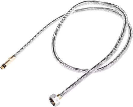 Подводка ЗУБР "ЭКСПЕРТ" сильфонная из нержавеющей стали, для смесителя, удлиненная, г/ш (гайка-штуцер), 1/2", 1,2м 51013-120 купить в Нижневартовске