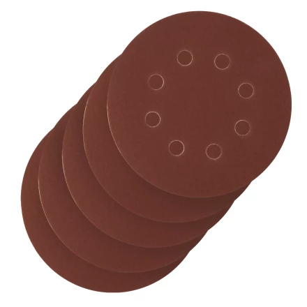 Круг абразивный на ворсовой подложке под "липучку", перфорированный, P 400, 125 мм, 5 шт Сибртех 738147 купить в Нижневартовске