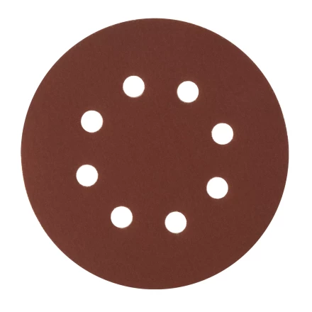 Круг абразивный на ворсовой подложке под "липучку", перфорированный, P 400, 125 мм, 5 шт Сибртех 738147 купить в Нижневартовске