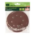 Круг абразивный на ворсовой подложке под "липучку", перфорированный, P 400, 125 мм, 5 шт Сибртех 738147 купить в Нижневартовске
