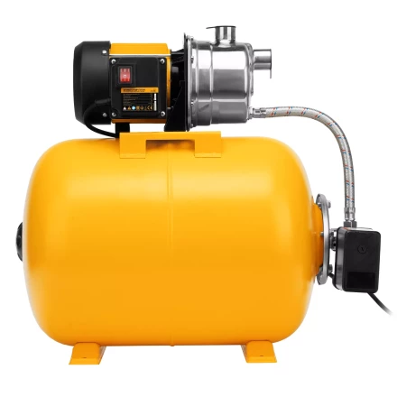 Насосная станция Denzel 97311, PSL1100X, 1100 Вт, 3600 л/ч, ресивер 50 л, подъем 45 м, нержавейка купить в Нижневартовске