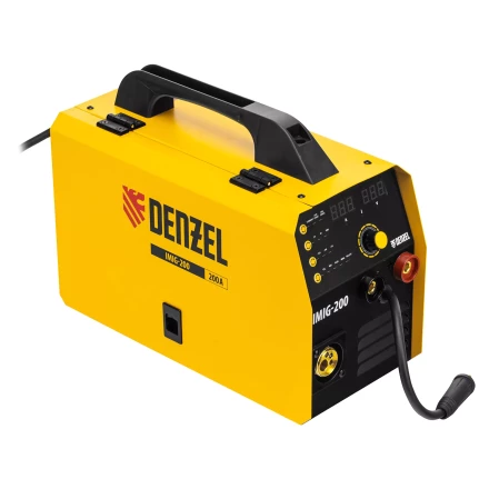Аппарат инвертор. полуавтомат. cварки IMIG-200, 200 А, ПВ 60%, катушка 5 кг// Denzel 94361 купить в Нижневартовске