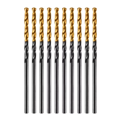 Сверло по металлу, 2 мм, HSS-Tin, Golden Tip, 10 шт. Denzel 717203