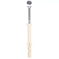 Дюбель-гвоздь ЗУБР нейлоновый, цилиндрический бортик, 8 x 60 мм, 60 шт 4-301395-08-060