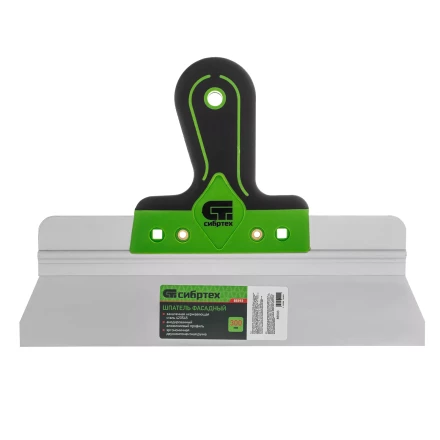 Шпатель фасадный Сибртех, нержавеющая сталь 420S45, 300 мм, 2-компонентная ручка, 85593 купить в Нижневартовске