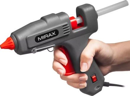 Пистолет клеевой (термоклеящий) электрический, MIRAX 06807, 200Вт/350Вт, 220В, 11мм 06807 купить в Нижневартовске