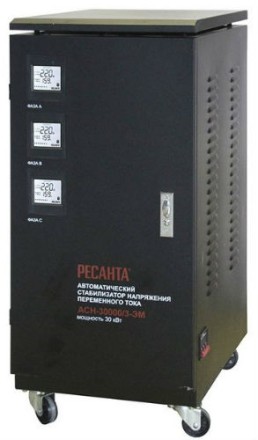 Стабилизатор трехфазный РЕСАНТА АСН-30000/3-ЭМ купить в Нижневартовске