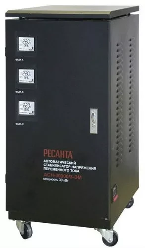 Стабилизатор трехфазный РЕСАНТА АСН-30000/3-ЭМ купить в Нижневартовске