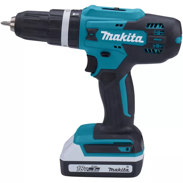 Аккумуляторная ударная 18В дрель-шуруповерт Makita HP488D002 (2*АКБ 1.5Ач тип G, ЗУ) купить в Нижневартовске