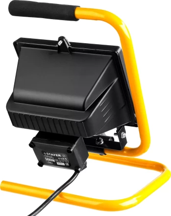 Прожектор STAYER "MASTER" MAXLight галогенный, переносной с подставкой, черный, 500Вт 57116-B купить в Нижневартовске