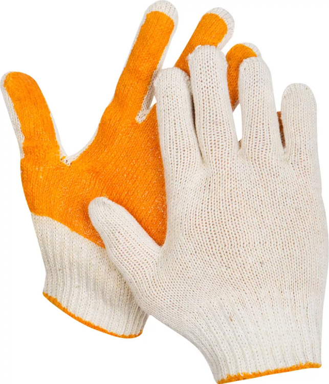 Перчатки STAYER "МASTER" трикотажные, 7 класс, х/б, обливная ладонь из ПВХ, L-XL 11405-XL купить в Нижневартовске