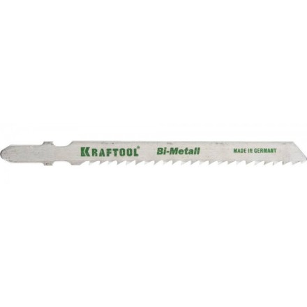 Полотна KRAFTOOL, T127DF, для эл/лобзика, Bi-Metall, по мягкому металлу (3-15мм), EU-хвост., шаг 3мм, 75мм, 2шт 159556-3 купить в Нижневартовске