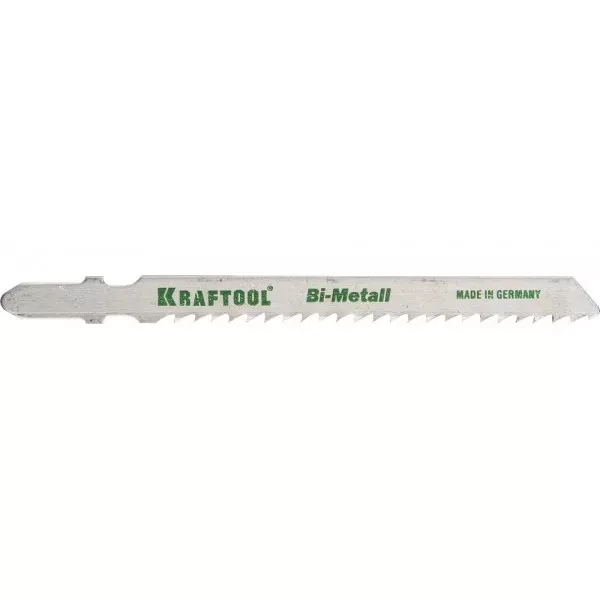 Полотна KRAFTOOL, T127DF, для эл/лобзика, Bi-Metall, по мягкому металлу (3-15мм), EU-хвост., шаг 3мм, 75мм, 2шт 159556-3 купить в Нижневартовске
