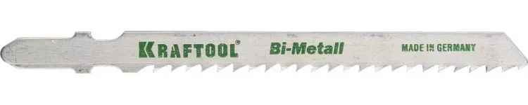 Полотна KRAFTOOL, T127DF, для эл/лобзика, Bi-Metall, по мягкому металлу (3-15мм), EU-хвост., шаг 3мм, 75мм, 2шт 159556-3 купить в Нижневартовске
