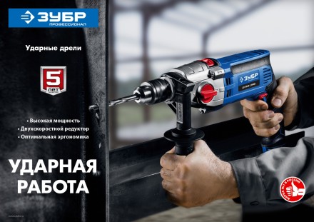 Дрель ударная двухскоростная ДУ-П850-2 ЭРМ серия ПРОФЕССИОНАЛ купить в Нижневартовске
