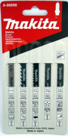 Набор полотен Makita A-86898 для лобзиков универсальный купить в Нижневартовске