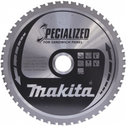 Диск пильный Makita, х270х30х2,3мм, 60 зуб,для сэндвич панелей B-31516 купить в Нижневартовске