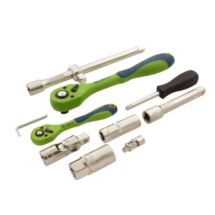 Набор инструментов 108 предметов, CrV, 1/2", 1/4" Сибртех 13511 купить в Нижневартовске