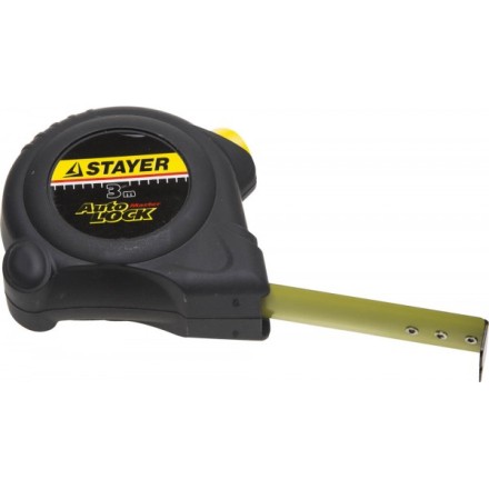 Рулетка STAYER &quot;MASTER&quot; &quot;AUTOLOCK&quot;, корпус с резиновым напылением, автостоп, 3мх16мм 2-34126-03-16_z01 купить в Нижневартовске