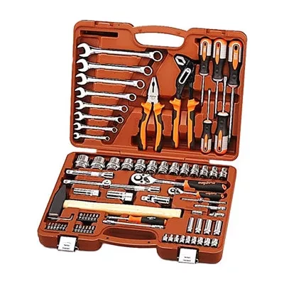 Универсальный набор инструмента 1/2 DR и 1/4 DR с 12-гранными головками 1/2 DR и 77 шт ОМТ77S12 OMBRA купить в Нижневартовске