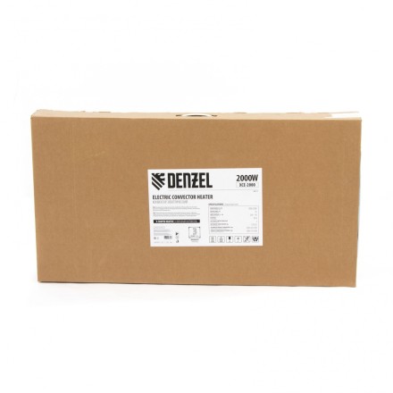 Конвектор электрический XCE-2000, 230 В, 2000 Вт, X-образный нагреватель Denzel 98117 купить в Нижневартовске