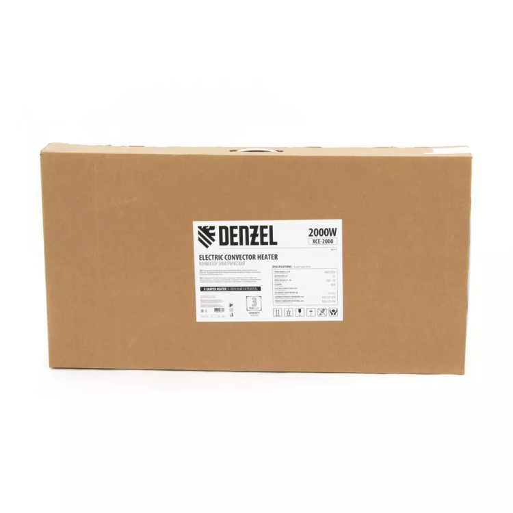 Конвектор электрический XCE-2000, 230 В, 2000 Вт, X-образный нагреватель Denzel 98117 купить в Нижневартовске