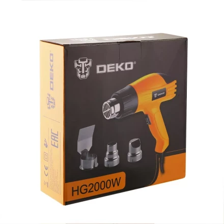 Фен строительный DEKO HG2000W, 063-4166 купить в Нижневартовске