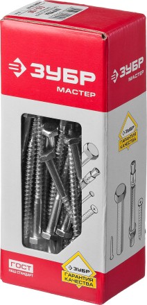 Шурупы ЗУБР &quot;МАСТЕР&quot; с шестигранной головкой, оцинкованные, 6x90мм, 60шт 4-300451-06-090 купить в Нижневартовске