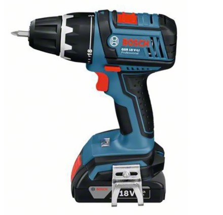 Аккумуляторная дрель-шуруповерт BOSCH GSR 18 V-LI (0.601.866.10J) купить в Нижневартовске