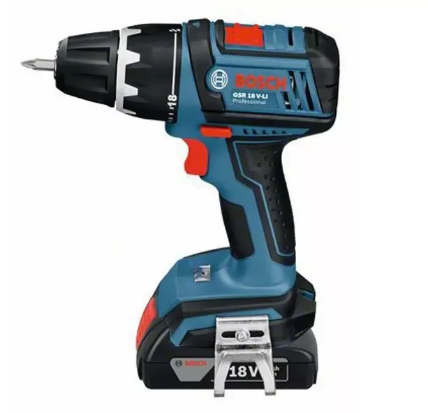 Аккумуляторная дрель-шуруповерт BOSCH GSR 18 V-LI (0.601.866.10J) купить в Нижневартовске