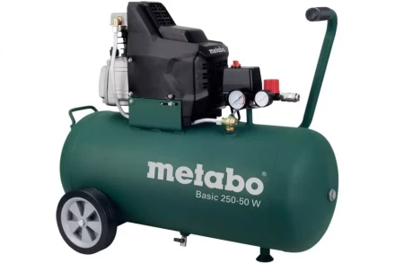 Компрессор безмасляный поршневой прямой привод Metabo Basic 250-50 W OF купить в Нижневартовске