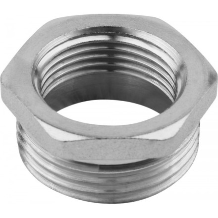 Футорка ЗУБР &quot;ЭКСПЕРТ&quot;, никелированная латунь, 1/2&quot; х 3/8&quot; 51281-1/2-3/8 купить в Нижневартовске