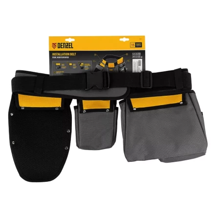 Пояс монтажника, сумки поясные, кобура для шуруповерта// Denzel 90291 купить в Нижневартовске